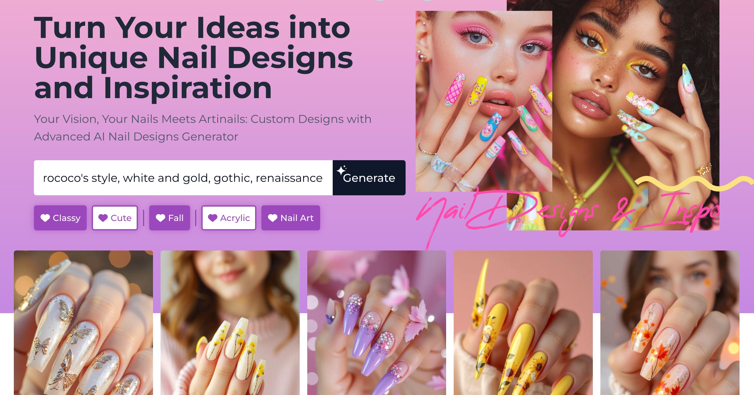 Artinails: AI Nail Designs Generator product image